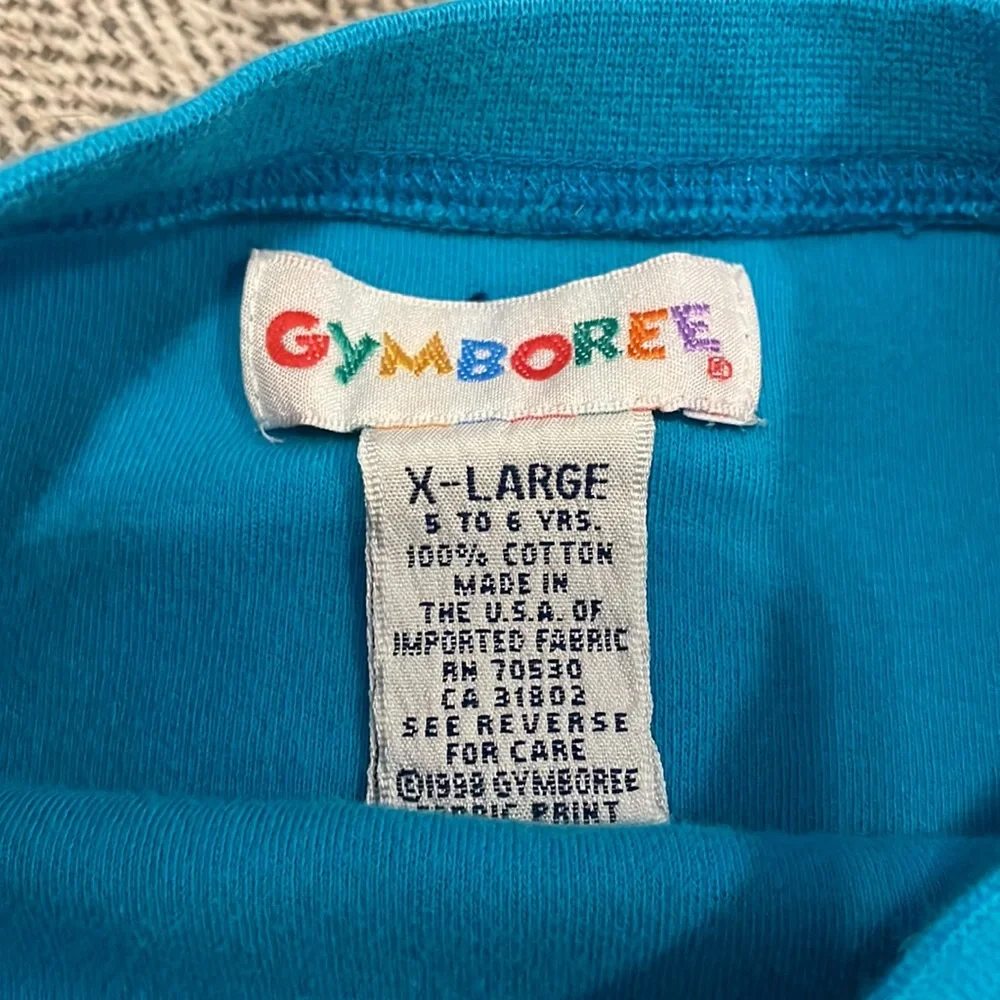 Gymboree rainbow tag vintage shirt size 5-6 years